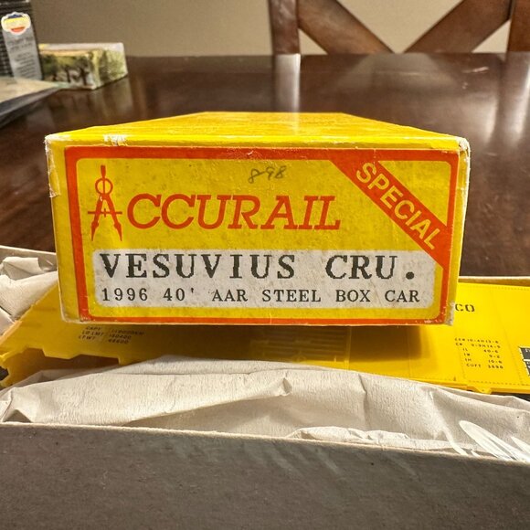 Accurail Special Edition Vesuvius Crucible Co. 1996 40 AAR Steel Box Car Model Y - Picture 4 of 4